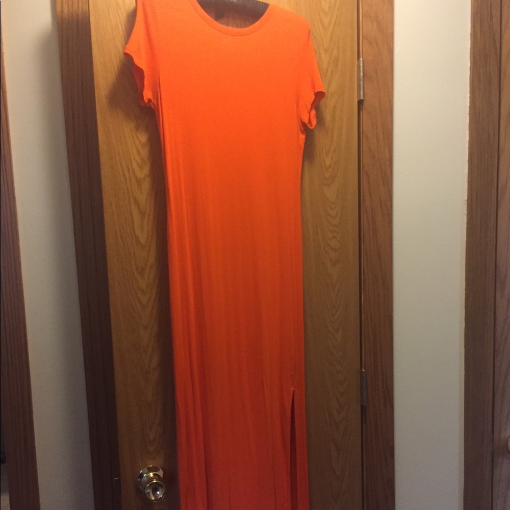 Michael Kors Orange maxi Dress